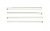 Роликовые направляющие DS10 350mm белые