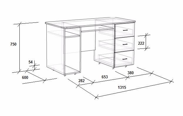 Размеры письменного стола для школьника с ящиками стандартные размеры